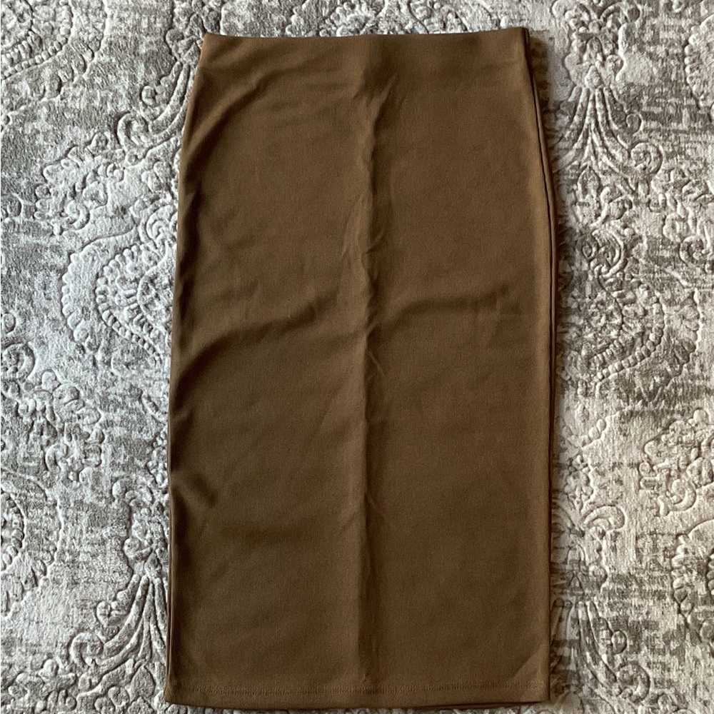 Olive Green Pencil Skirt
